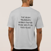 Bush Telegraph T-Shirt (Rückseite)