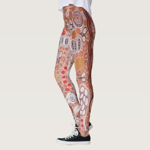 Bush Tucker Aborigines-Leggings Leggings