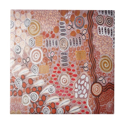 Bush Tucker Fliese (Vorderseite)