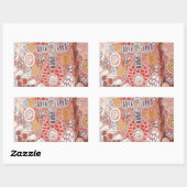 Bush Tucker Rechteckiger Aufkleber (Blatt)