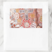 Bush Tucker Rechteckiger Aufkleber (Tasche)