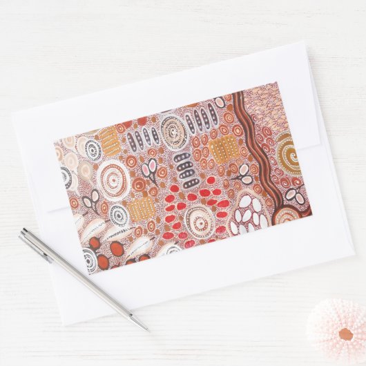 Bush Tucker Rechteckiger Aufkleber (Umschlag)