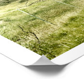 Bush und der Zaun Poster (Ecke)