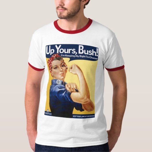 bush_upyours Hillary T-Shirt (Vorderseite)