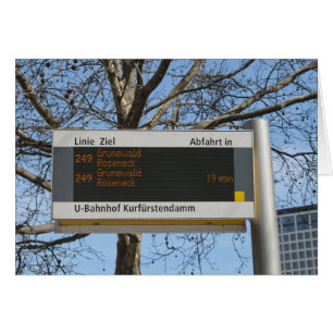 Bushaltestelle Anmeldung in Berlin