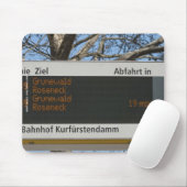 Bushaltestelle Anmeldung in Berlin Mousepad (Mit Mouse)
