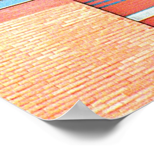 Bushaltestelle Harlem Poster (Ecke)