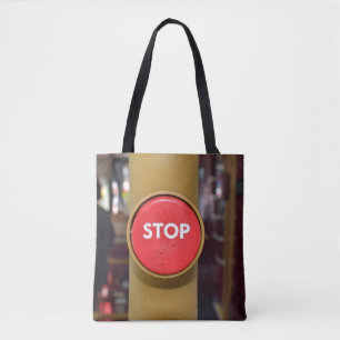 Bushaltestelle-Knopf Taschen-Tasche Tasche