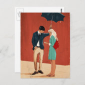 Bushaltestelle Postkarte (Vorne/Hinten)