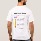 Bushaltestelle Shirt Mens (Rückseite)