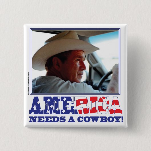 BushAMERICA Button (Vorderseite)