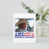 BushAMERICA Postkarte (Stehend Vorderseite)