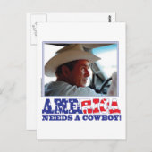 BushAMERICA Postkarte (Vorne/Hinten)