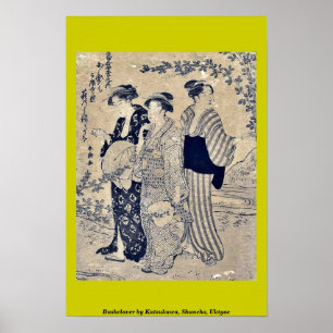 Bushclover von Katsukawa, Shuncho, Ukiyoe Poster