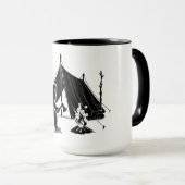 Bushcraft Adventure Camping Bigfoot Tasse (VorderseiteRechts)