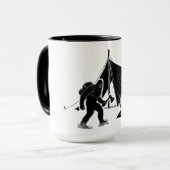 Bushcraft Adventure Camping Bigfoot Tasse (Vorderseite Links)