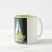 Bushcraft 'Besuchen Sie die Wildnis der Mutter Nat Zweifarbige Tasse (VorderseiteRechts)