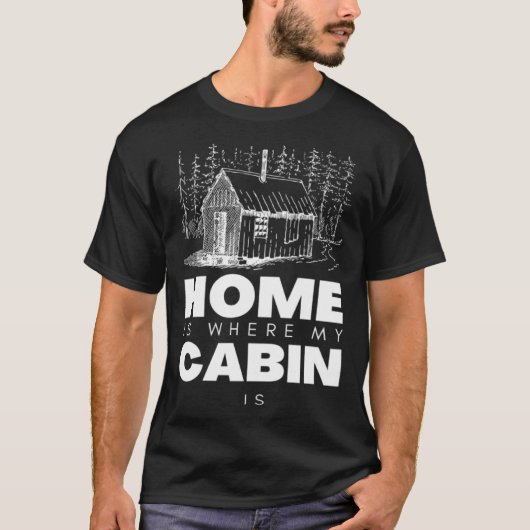 Bushcraft Cabin Bushcraft Gear and Bushcraft Tools T-Shirt (Vorderseite)