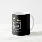 Bushcraft Outdoor Apokalypse Überleben Funny Gift Kaffeetasse (VorderseiteRechts)