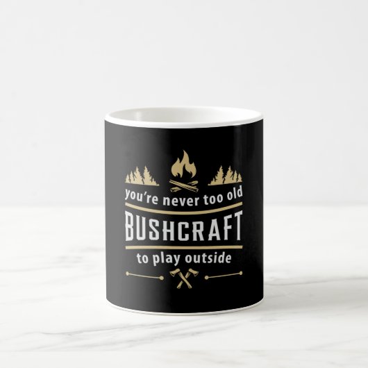 Bushcraft Outdoor Apokalypse Überleben Funny Gift Kaffeetasse (Mittel)