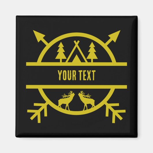 Bushcraft Outdoor Survivalist Magnet (Vorne)