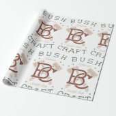 Bushcraft Survival Skills Wilderness Camping Geschenkpapier (Ungerollt)