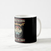 Bushcraft Überleben Retro Bushcrafter Funny Gesche Kaffeetasse (VorderseiteRechts)