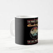 Bushcraft Überleben Retro Bushcrafter Funny Gesche Kaffeetasse (Vorderseite Links)