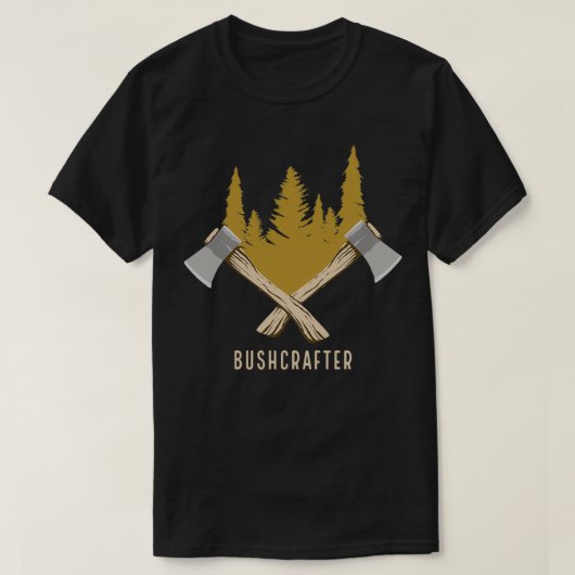 Bushcrafter 1 T-Shirt (Design vorne)