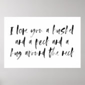 Bushel und ein Peck-Kinderzimmer-Zeichen Poster (Vorne)