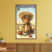 Bushel von Hay and Scythe Leinwanddruck (Insitu (Wohnzimmer))