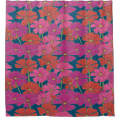 Bushel von hellen Kosmos Duschvorhang (Vorderseite)