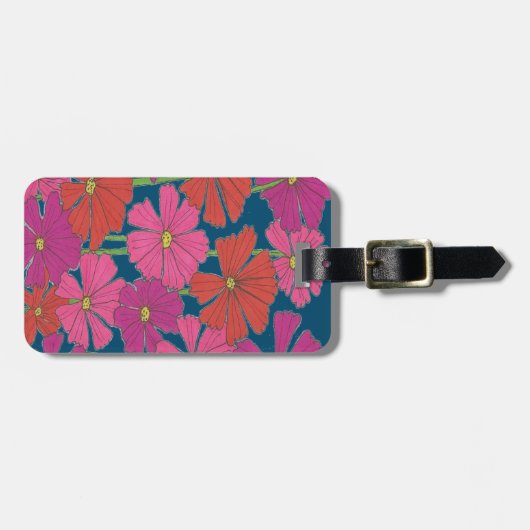 Bushel von hellen Kosmos Gepäckanhänger (Vorderseite horizontal)