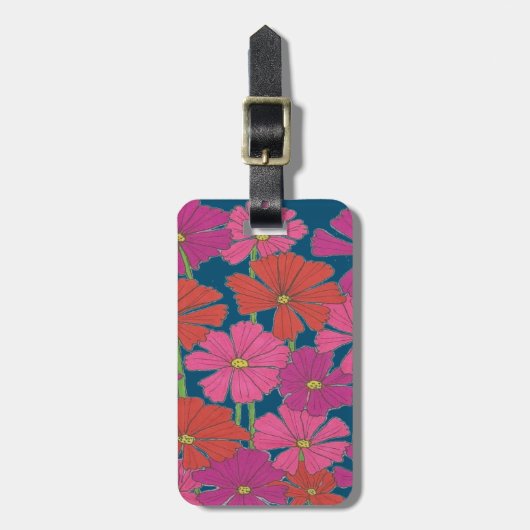 Bushel von hellen Kosmos Gepäckanhänger (Vorderseite vertikal)