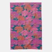 Bushel von hellen Kosmos Geschirrtuch (Vertikal)