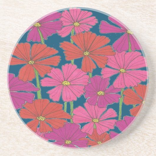 Bushel von hellen Kosmos Getränkeuntersetzer (Vorne)