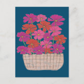 Bushel von hellen Kosmos Postkarte (Vorderseite)