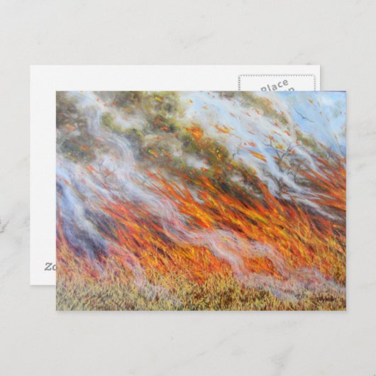 Bushfire Inferno 2014 Postkarte (Vorne/Hinten)
