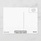 Bushfire Rauchpostkarte Postkarte (Rückseite)