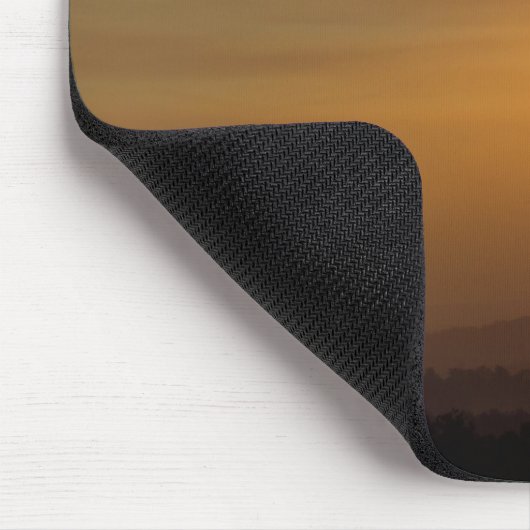 Bushfire-Sonnenuntergang Mousepad (Ecke)
