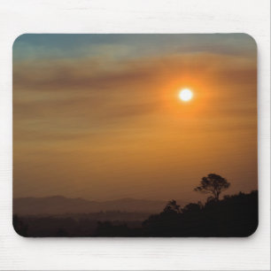 Bushfire-Sonnenuntergang Mousepad