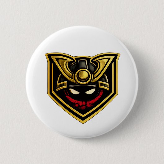 Bushi Do Helmanten Pin Button (Vorderseite)