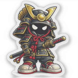 Bushi Do Maskottchen-Aufkleber Aufkleber