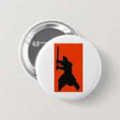 Bushido-Art des Kriegers Button (Vorne & Hinten)