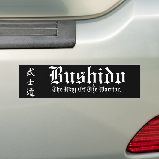 "Bushido " Autoaufkleber (Auf Auto)