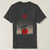 Bushido Code Samurai Japanese Warrior Kanji T-Shirt (Design vorne)