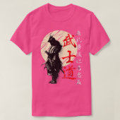 Bushido Code Samurai Japanischer Krieger Kanji Pre T-Shirt (Design vorne)