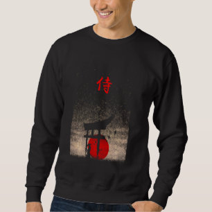Bushido Code Samurai Japanisches Krieger-Kanji Sweatshirt