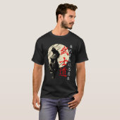 Bushido Code Samurai Japanisches Krieger-Kanji T-Shirt (Vorne ganz)