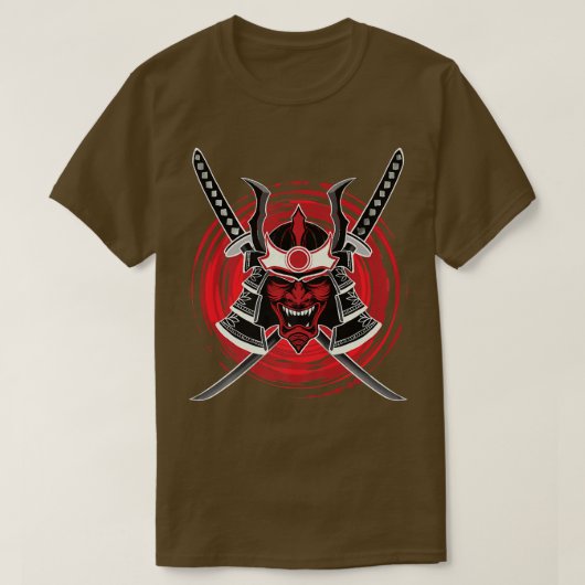 Bushido Code Samurai Katana Premium T - Shirt Copy (Design vorne)